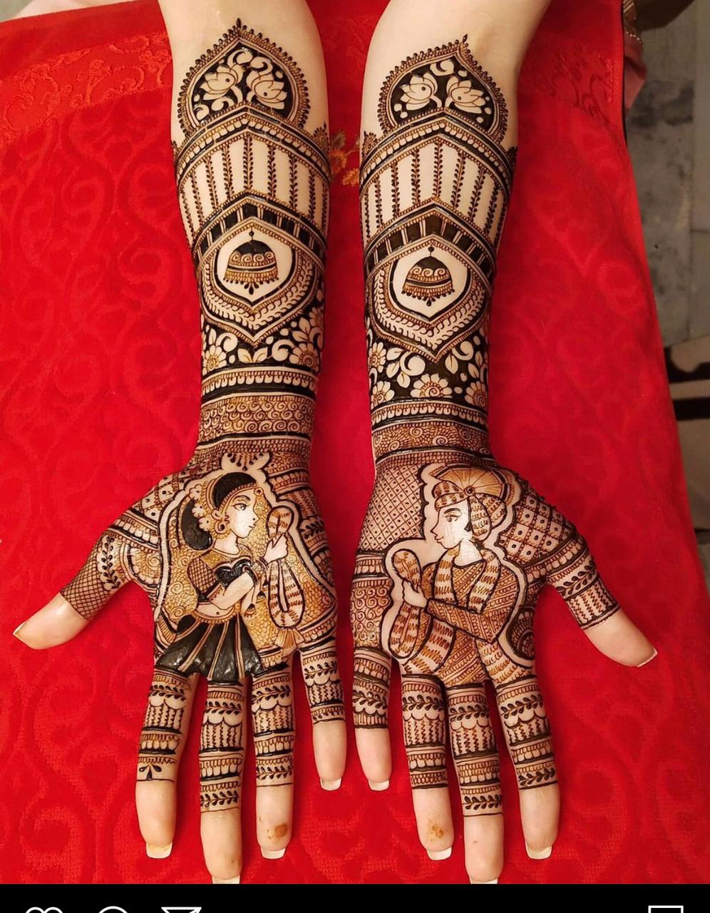 Top 40 Engagement Mehndi Designs for the 2023 Bride - Fashionisk